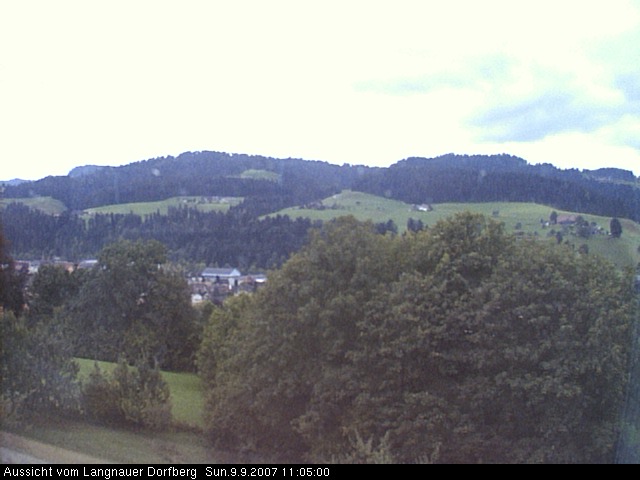 Webcam-Bild: Aussicht vom Dorfberg in Langnau 20070909-110500