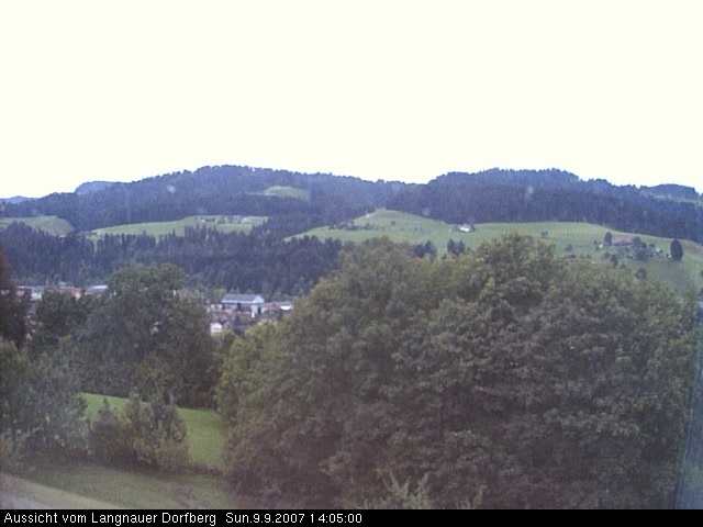 Webcam-Bild: Aussicht vom Dorfberg in Langnau 20070909-140500