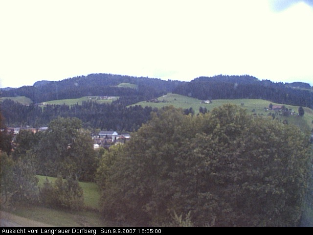 Webcam-Bild: Aussicht vom Dorfberg in Langnau 20070909-180500