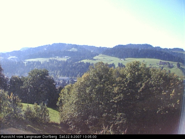 Webcam-Bild: Aussicht vom Dorfberg in Langnau 20070922-100500
