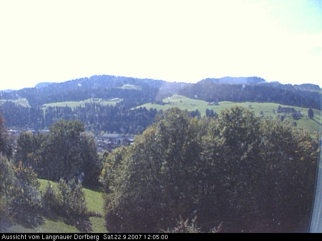 Webcam-Bild: Aussicht vom Dorfberg in Langnau 20070922-120500