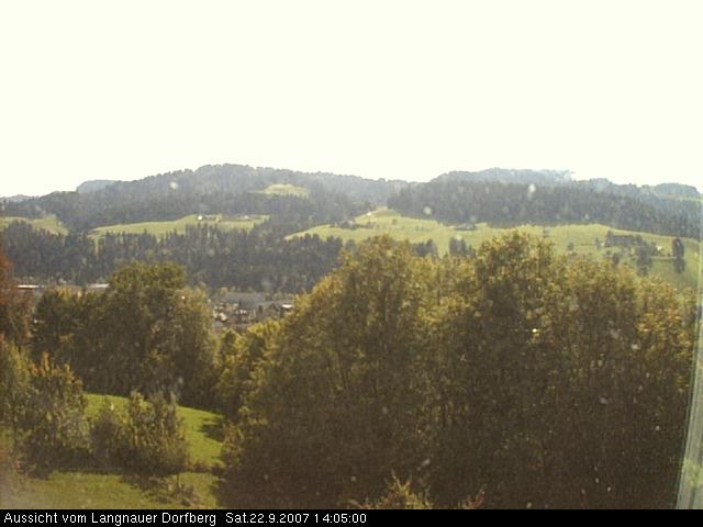Webcam-Bild: Aussicht vom Dorfberg in Langnau 20070922-140500