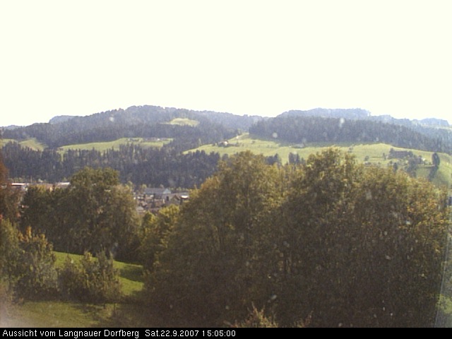 Webcam-Bild: Aussicht vom Dorfberg in Langnau 20070922-150500