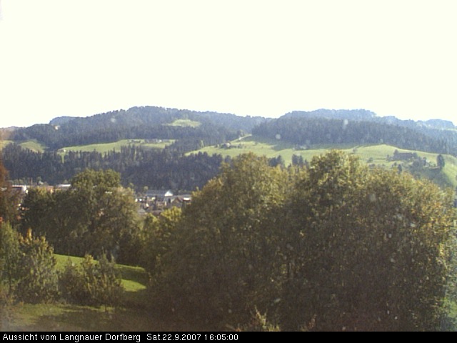Webcam-Bild: Aussicht vom Dorfberg in Langnau 20070922-160500