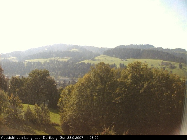 Webcam-Bild: Aussicht vom Dorfberg in Langnau 20070923-110500
