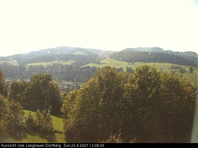 Webcam-Bild: Aussicht vom Dorfberg in Langnau 20070923-120500