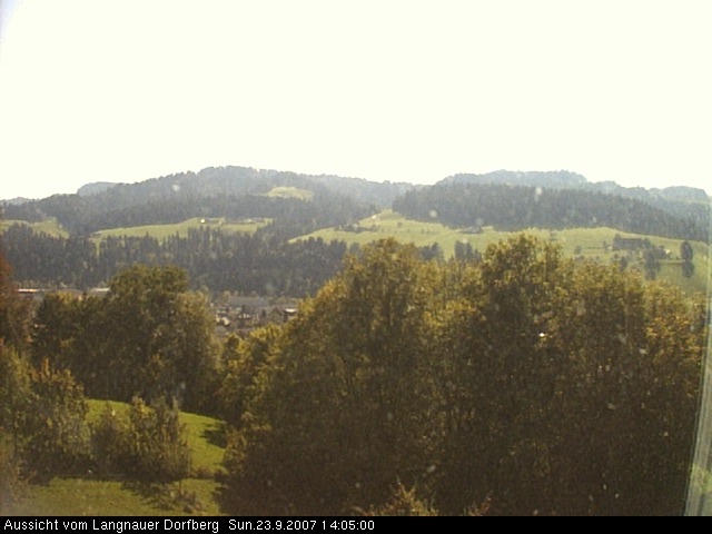 Webcam-Bild: Aussicht vom Dorfberg in Langnau 20070923-140500