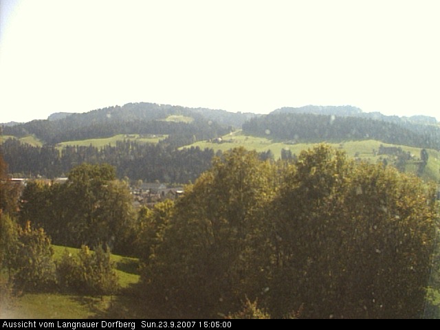 Webcam-Bild: Aussicht vom Dorfberg in Langnau 20070923-150500