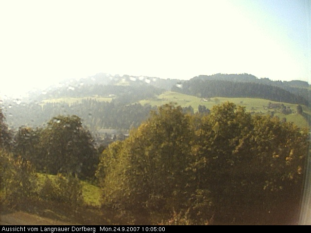 Webcam-Bild: Aussicht vom Dorfberg in Langnau 20070924-100500