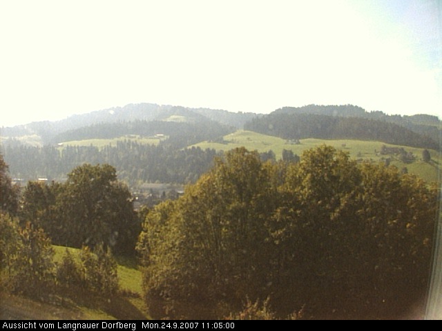 Webcam-Bild: Aussicht vom Dorfberg in Langnau 20070924-110500