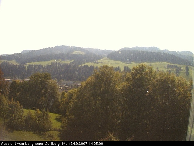 Webcam-Bild: Aussicht vom Dorfberg in Langnau 20070924-140500