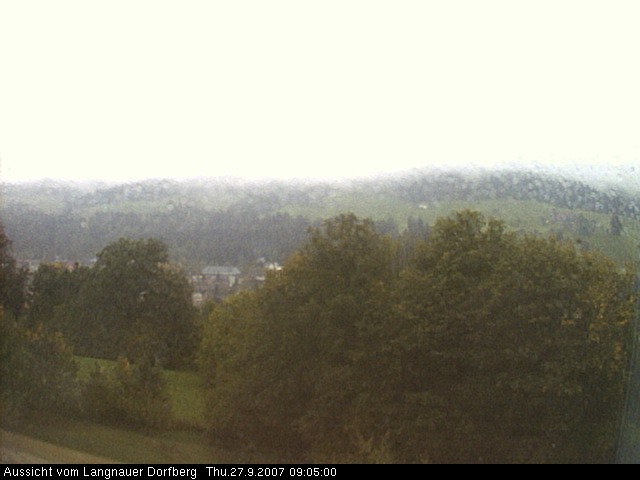 Webcam-Bild: Aussicht vom Dorfberg in Langnau 20070927-090500