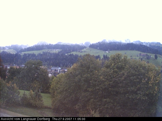 Webcam-Bild: Aussicht vom Dorfberg in Langnau 20070927-110500
