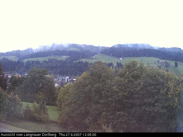 Webcam-Bild: Aussicht vom Dorfberg in Langnau 20070927-120500
