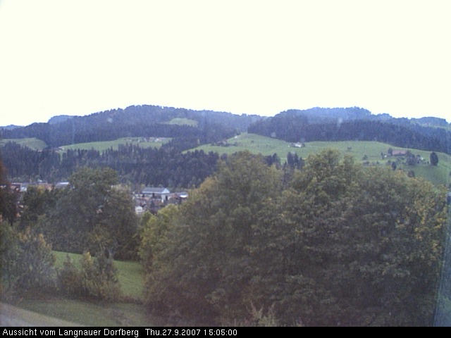 Webcam-Bild: Aussicht vom Dorfberg in Langnau 20070927-150500