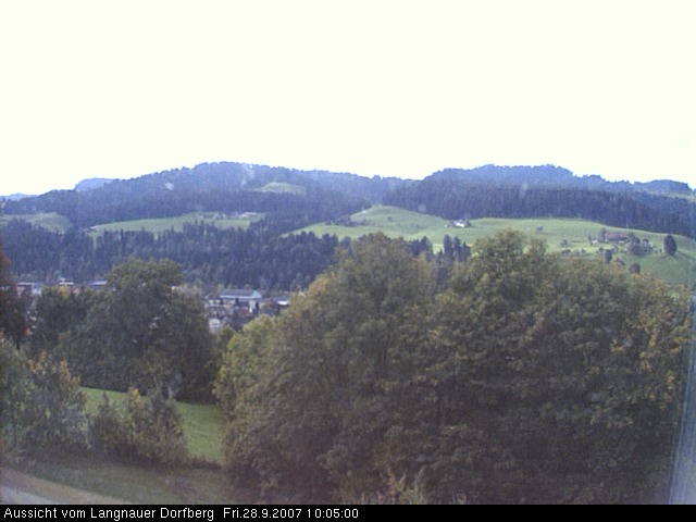 Webcam-Bild: Aussicht vom Dorfberg in Langnau 20070928-100500