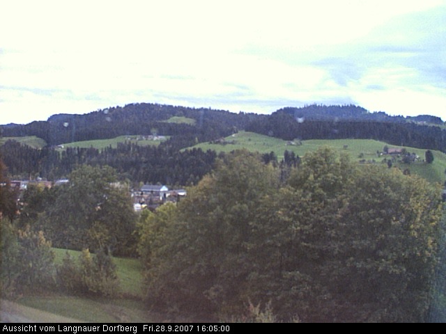Webcam-Bild: Aussicht vom Dorfberg in Langnau 20070928-160500