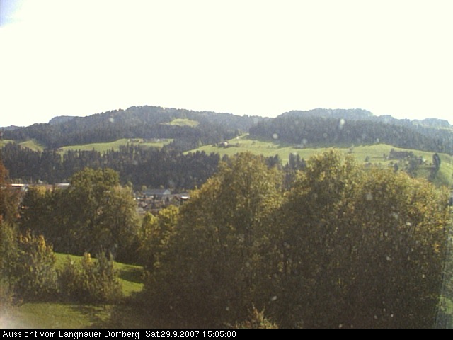 Webcam-Bild: Aussicht vom Dorfberg in Langnau 20070929-150500