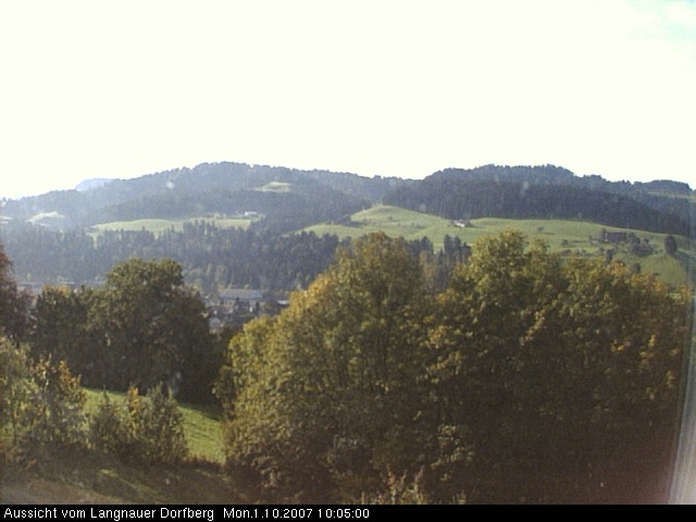 Webcam-Bild: Aussicht vom Dorfberg in Langnau 20071001-100500