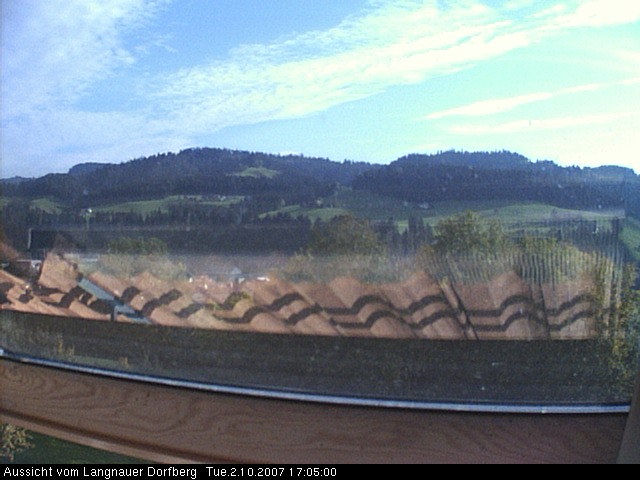 Webcam-Bild: Aussicht vom Dorfberg in Langnau 20071002-170500