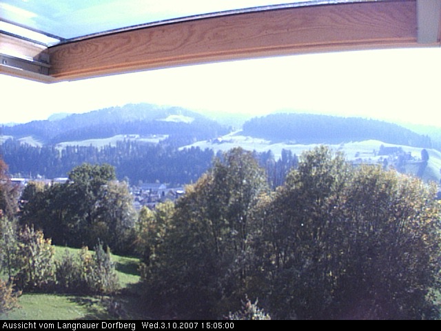 Webcam-Bild: Aussicht vom Dorfberg in Langnau 20071003-150500