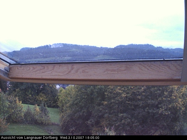 Webcam-Bild: Aussicht vom Dorfberg in Langnau 20071003-180500