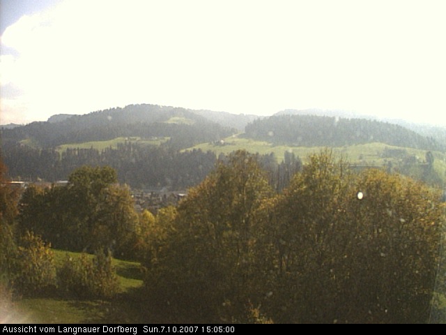 Webcam-Bild: Aussicht vom Dorfberg in Langnau 20071007-150500