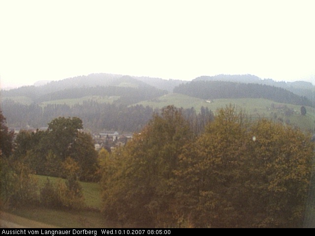 Webcam-Bild: Aussicht vom Dorfberg in Langnau 20071010-080500