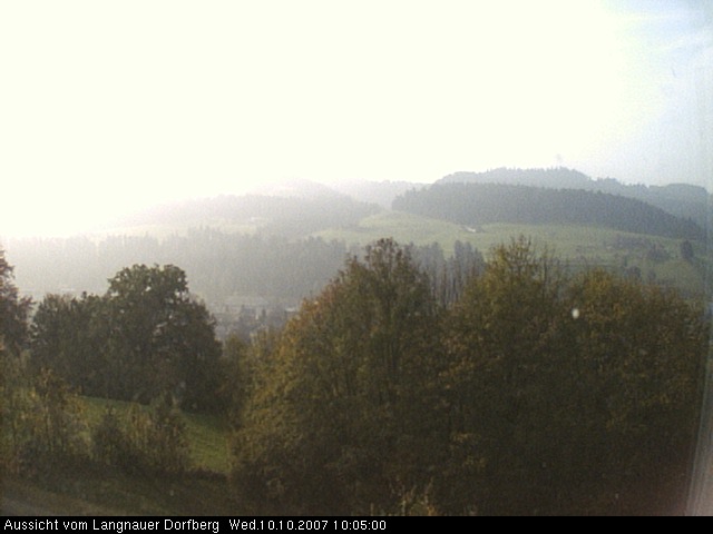 Webcam-Bild: Aussicht vom Dorfberg in Langnau 20071010-100500
