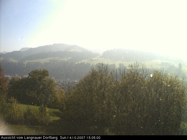 Webcam-Bild: Aussicht vom Dorfberg in Langnau 20071014-150500