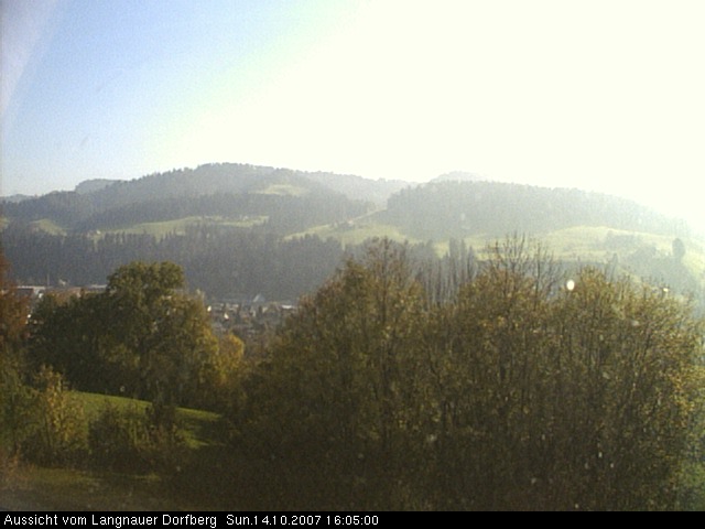 Webcam-Bild: Aussicht vom Dorfberg in Langnau 20071014-160500