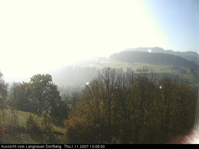 Webcam-Bild: Aussicht vom Dorfberg in Langnau 20071101-100500