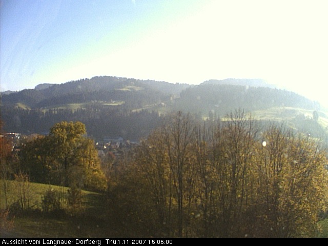 Webcam-Bild: Aussicht vom Dorfberg in Langnau 20071101-150500