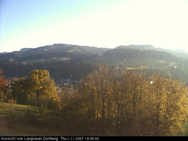 Webcam-Bild: Aussicht vom Dorfberg in Langnau 20071101-160500