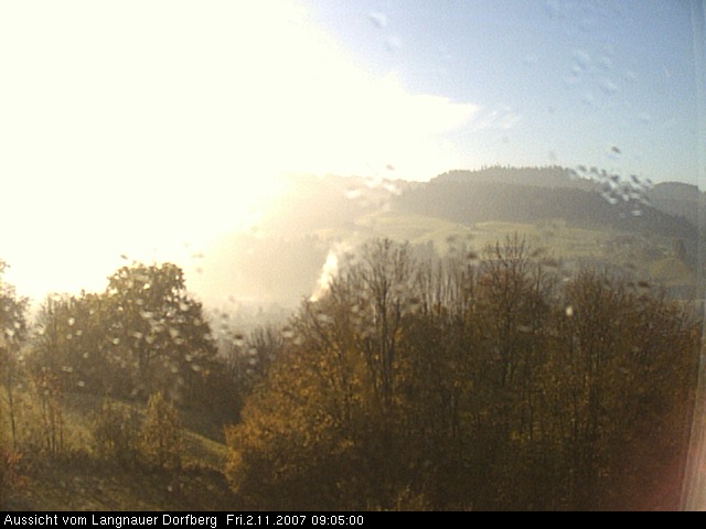 Webcam-Bild: Aussicht vom Dorfberg in Langnau 20071102-090500
