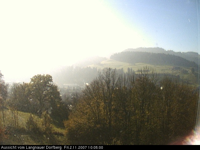 Webcam-Bild: Aussicht vom Dorfberg in Langnau 20071102-100500