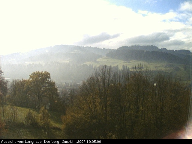 Webcam-Bild: Aussicht vom Dorfberg in Langnau 20071104-100500