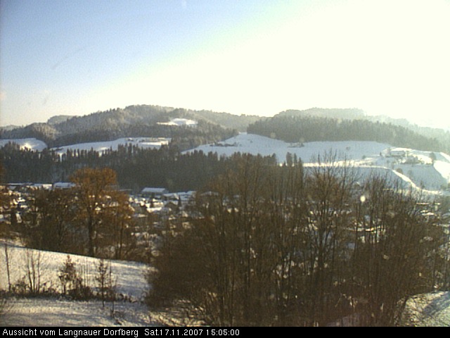 Webcam-Bild: Aussicht vom Dorfberg in Langnau 20071117-150500