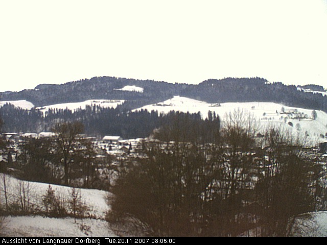 Webcam-Bild: Aussicht vom Dorfberg in Langnau 20071120-080500