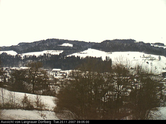 Webcam-Bild: Aussicht vom Dorfberg in Langnau 20071120-090500