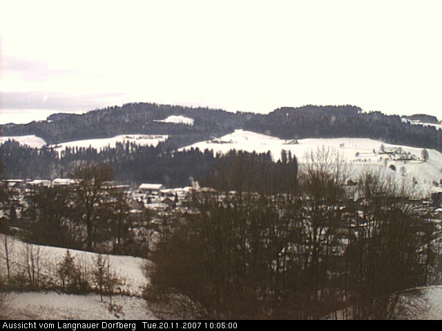 Webcam-Bild: Aussicht vom Dorfberg in Langnau 20071120-100500