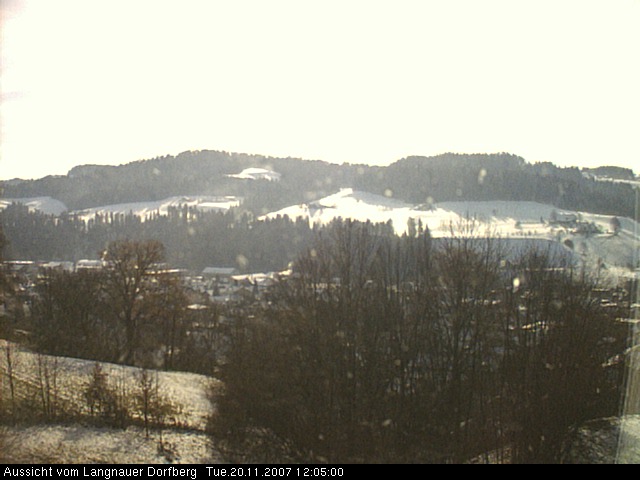 Webcam-Bild: Aussicht vom Dorfberg in Langnau 20071120-120500