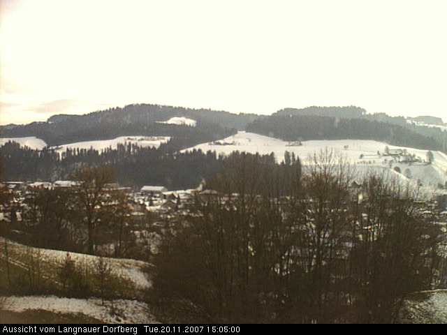 Webcam-Bild: Aussicht vom Dorfberg in Langnau 20071120-150500