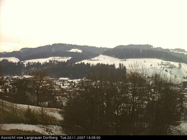Webcam-Bild: Aussicht vom Dorfberg in Langnau 20071120-160500