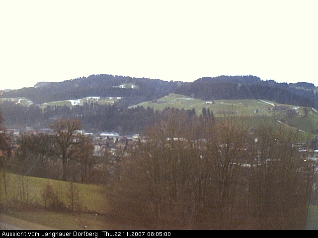 Webcam-Bild: Aussicht vom Dorfberg in Langnau 20071122-080500