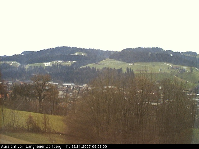 Webcam-Bild: Aussicht vom Dorfberg in Langnau 20071122-090500