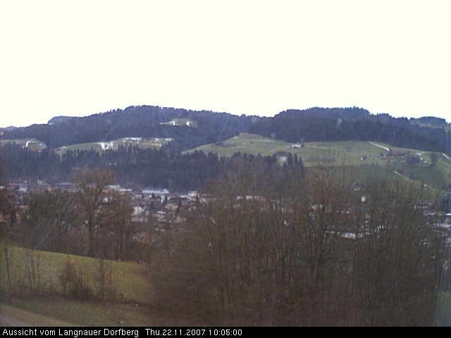 Webcam-Bild: Aussicht vom Dorfberg in Langnau 20071122-100500