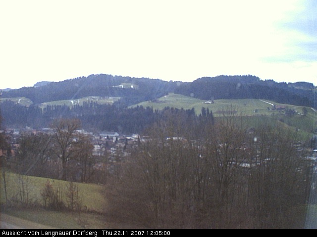 Webcam-Bild: Aussicht vom Dorfberg in Langnau 20071122-120500