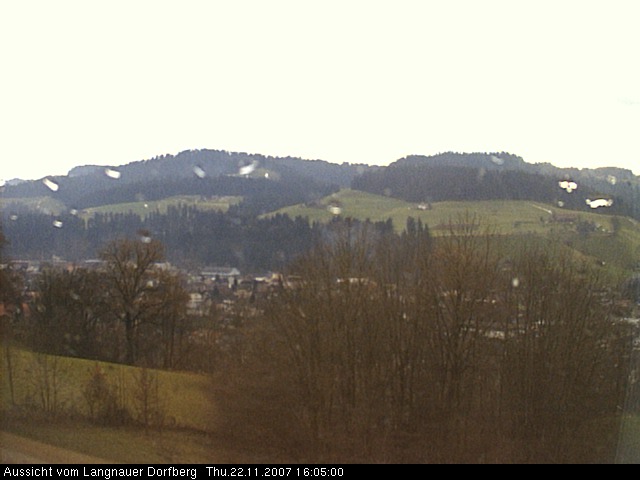 Webcam-Bild: Aussicht vom Dorfberg in Langnau 20071122-160500
