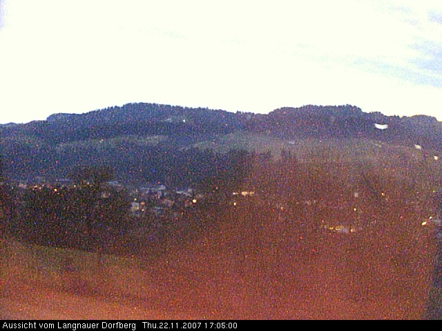 Webcam-Bild: Aussicht vom Dorfberg in Langnau 20071122-170500